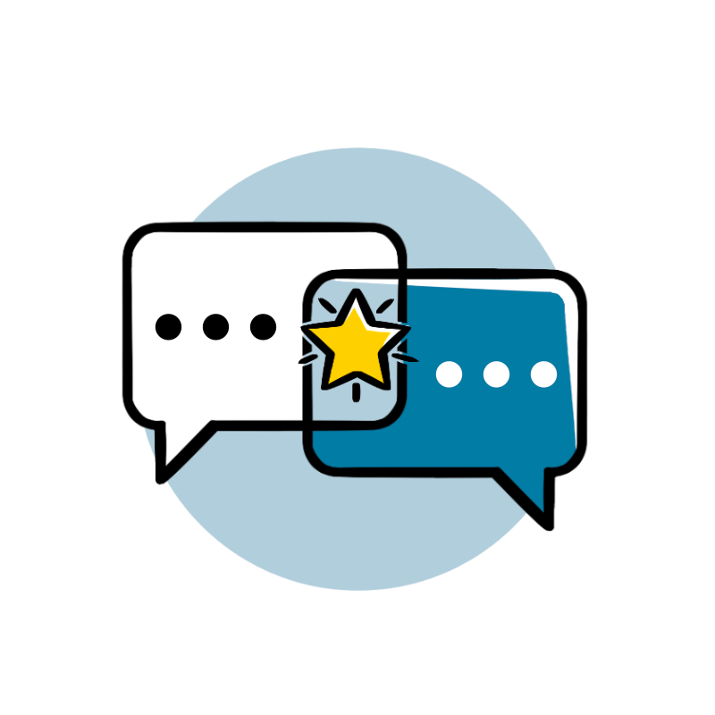 Communication leadership visuals icon