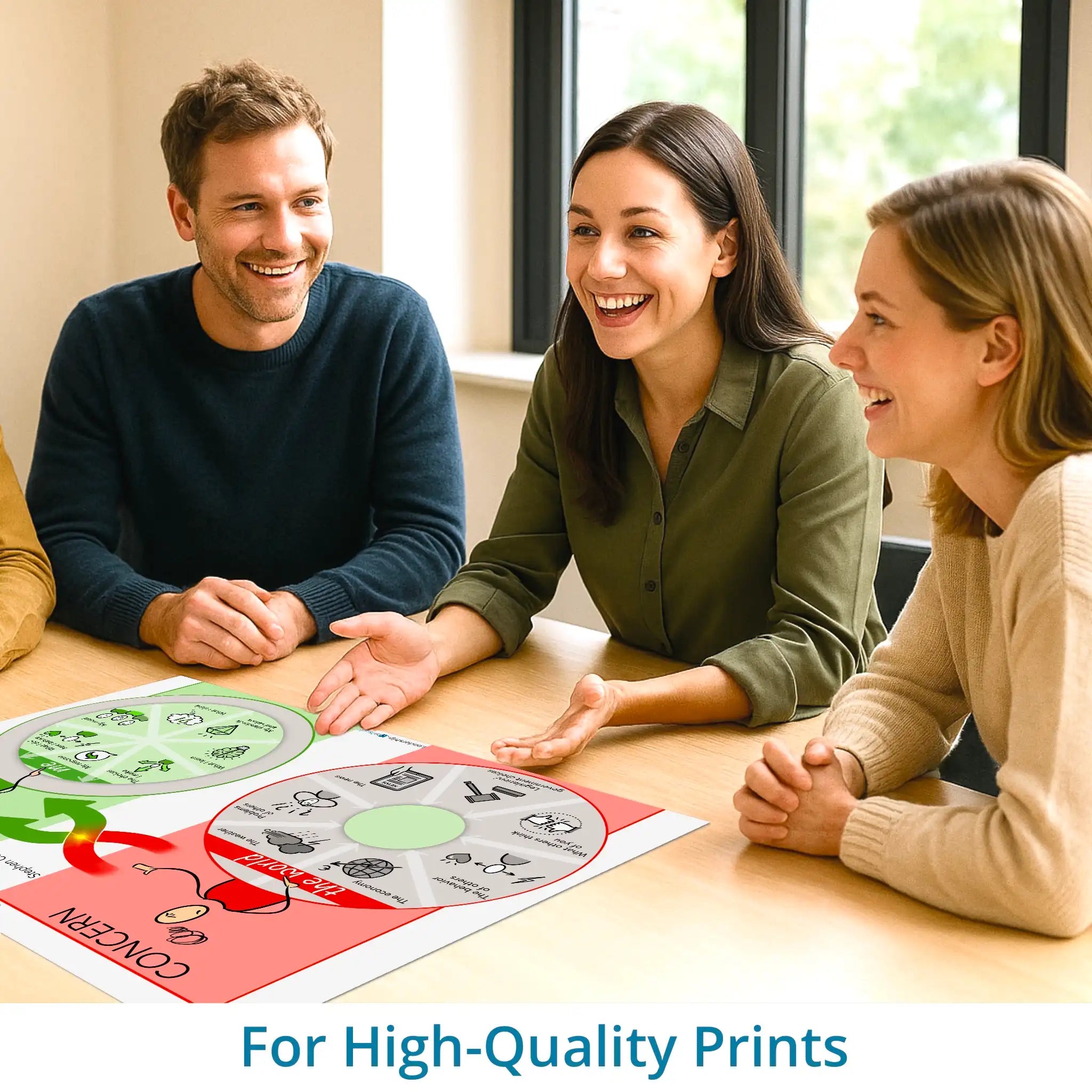 Circle of Concern and Influence - leadership visual – high-resolution print version for coaching, workshops and training sessions