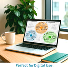 Leadership at a Distance - Hybrid Workplace - leadership visual – high-resolution print version for coaching, workshops and training sessions