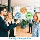 Leadership at a distance - hybrid workplace - leadership visual – optimized for digital use in Miro, Canva and PowerPoint